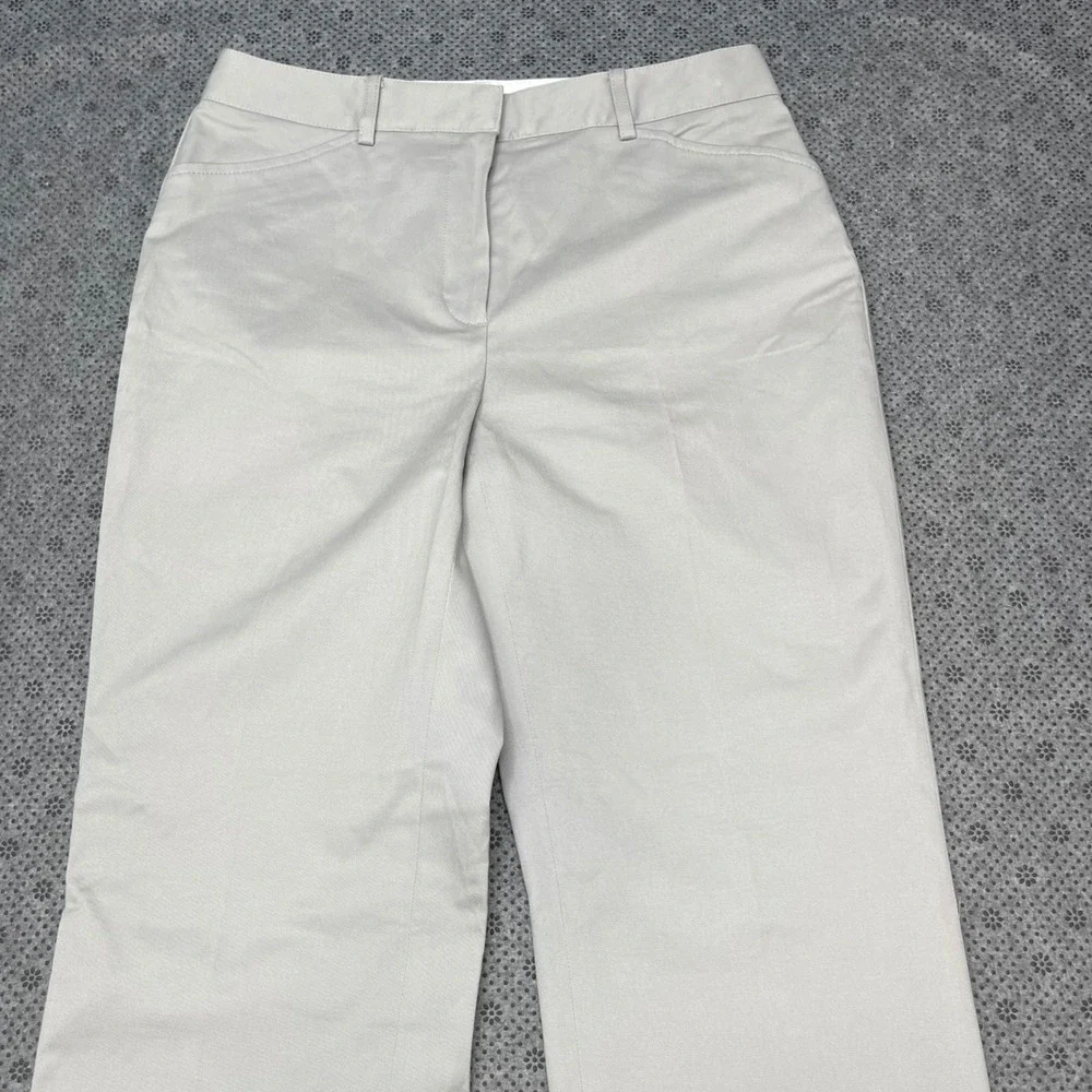 NEW Brooks Brothers 346 Madison Ave Khaki Wide Leg Stretch Pants Size 2  W30xL30